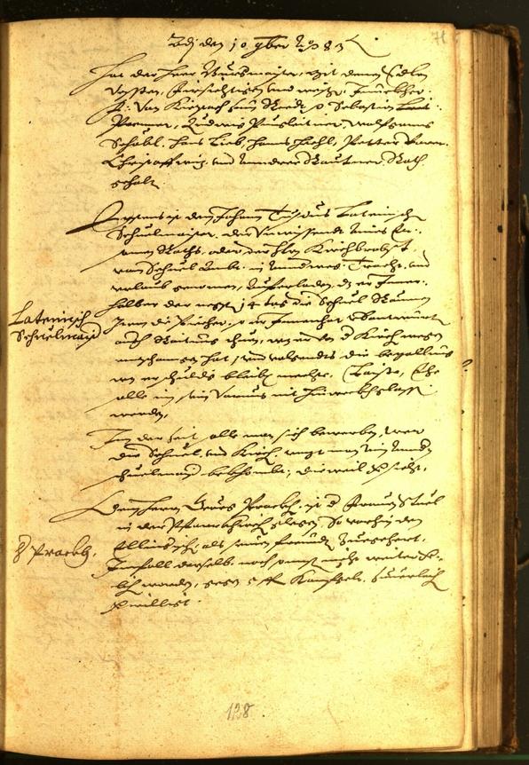 Stadtarchiv Bozen - BOhisto Ratsprotokoll 1583 