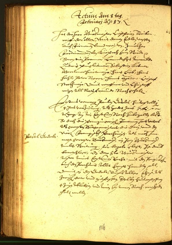 Stadtarchiv Bozen - BOhisto Ratsprotokoll 1583 