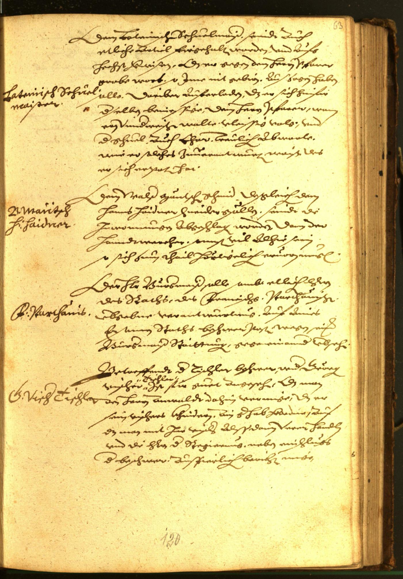 Stadtarchiv Bozen - BOhisto Ratsprotokoll 1583 