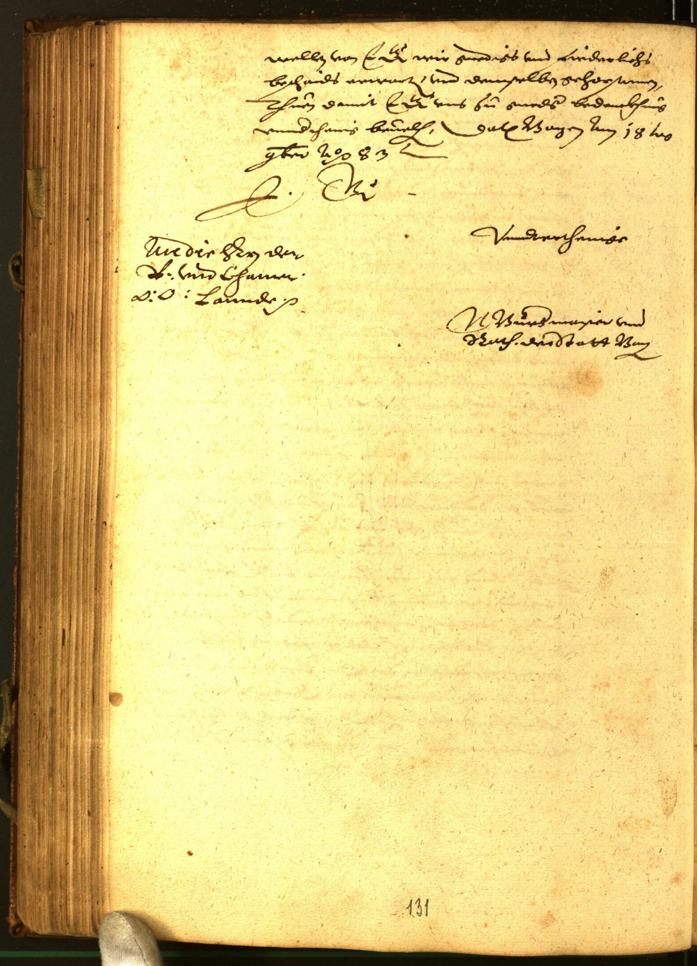 Civic Archives of Bozen-Bolzano - BOhisto Minutes of the council 1583 