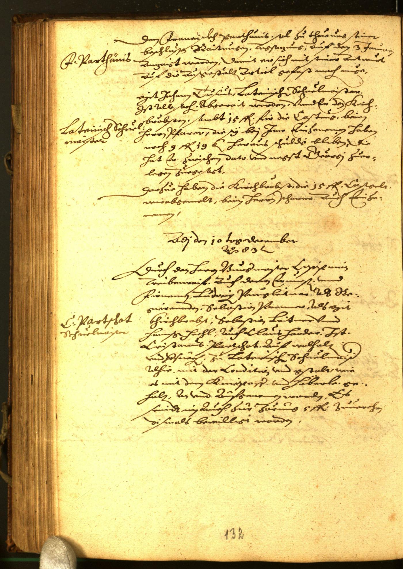 Civic Archives of Bozen-Bolzano - BOhisto Minutes of the council 1583 