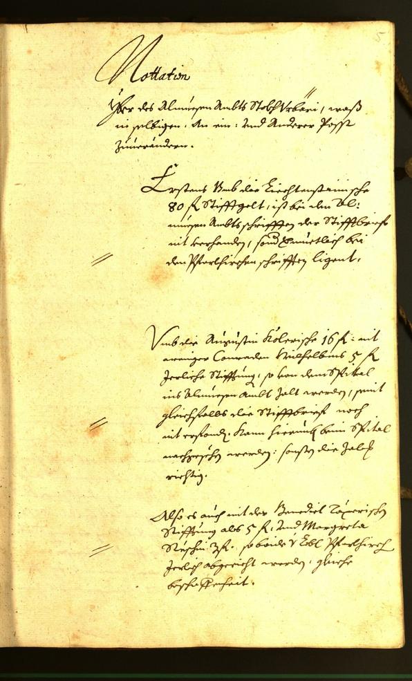 Stadtarchiv Bozen - BOhisto Ratsprotokoll 1584 