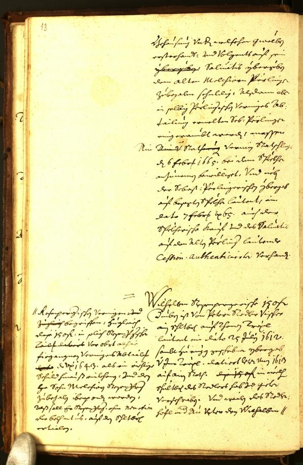 Stadtarchiv Bozen - BOhisto Ratsprotokoll 1584 