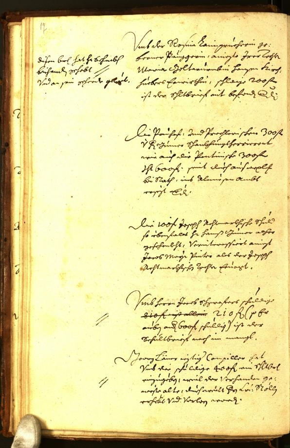 Stadtarchiv Bozen - BOhisto Ratsprotokoll 1584 