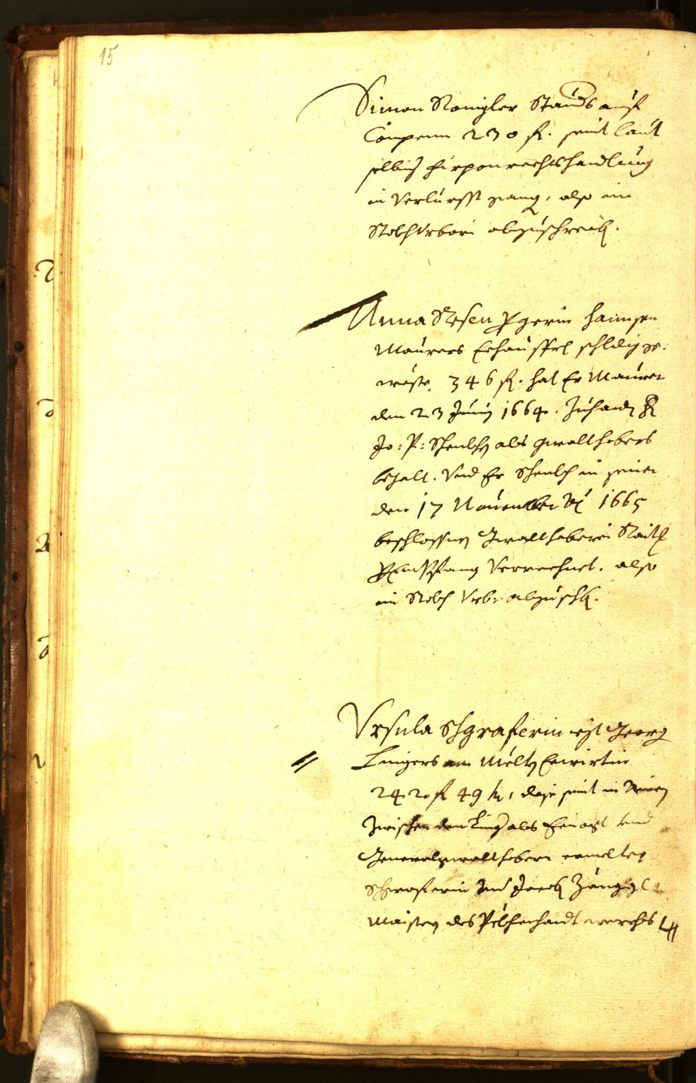 Stadtarchiv Bozen - BOhisto Ratsprotokoll 1584 