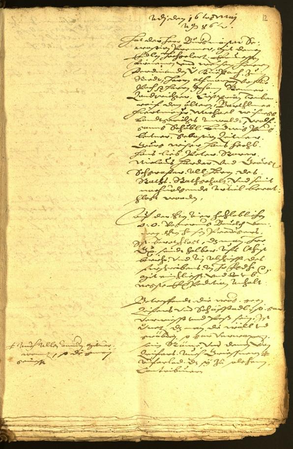 Civic Archives of Bozen-Bolzano - BOhisto Minutes of the council 1586 