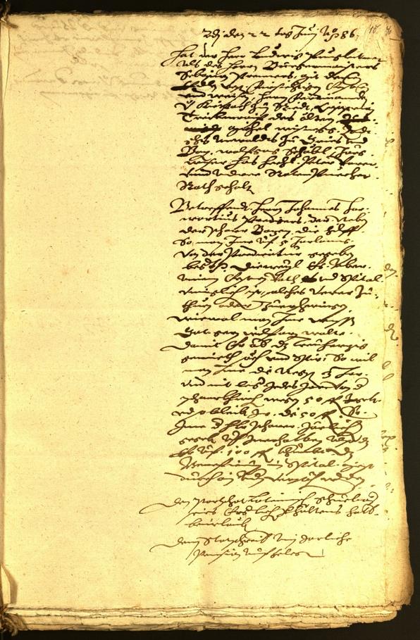 Civic Archives of Bozen-Bolzano - BOhisto Minutes of the council 1586 