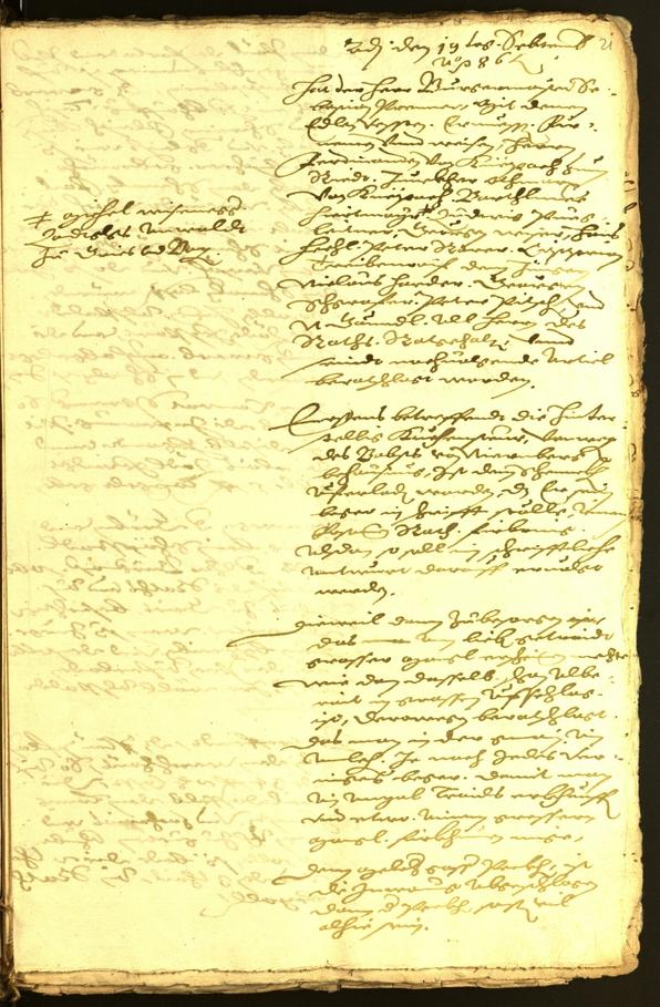 Civic Archives of Bozen-Bolzano - BOhisto Minutes of the council 1586 