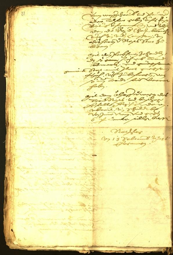 Stadtarchiv Bozen - BOhisto Ratsprotokoll 1586 