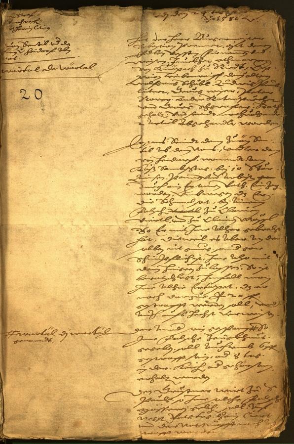 Civic Archives of Bozen-Bolzano - BOhisto Minutes of the council 1586 