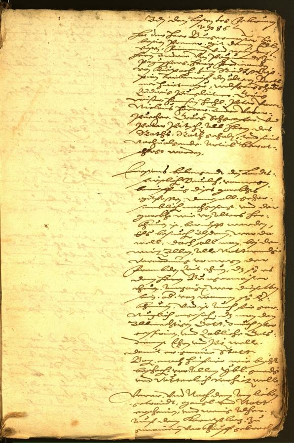 Civic Archives of Bozen-Bolzano - BOhisto Minutes of the council 1586 