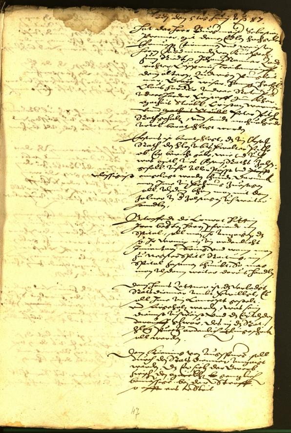 Civic Archives of Bozen-Bolzano - BOhisto Minutes of the council 1587 