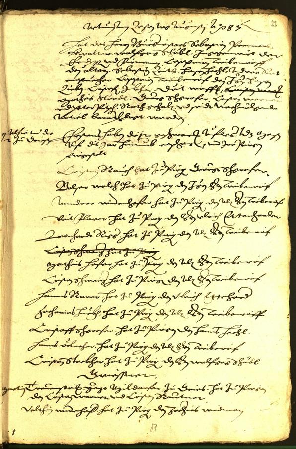 Archivio Storico della Città di Bolzano - BOhisto protocollo consiliare 1587 