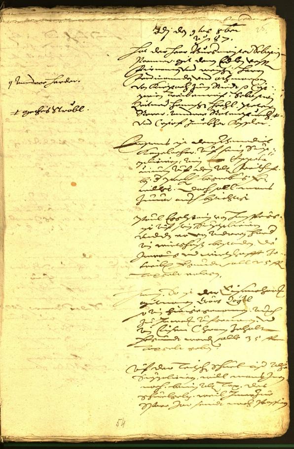 Civic Archives of Bozen-Bolzano - BOhisto Minutes of the council 1587 