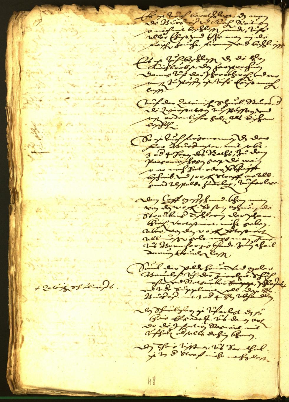 Stadtarchiv Bozen - BOhisto Ratsprotokoll 1587 