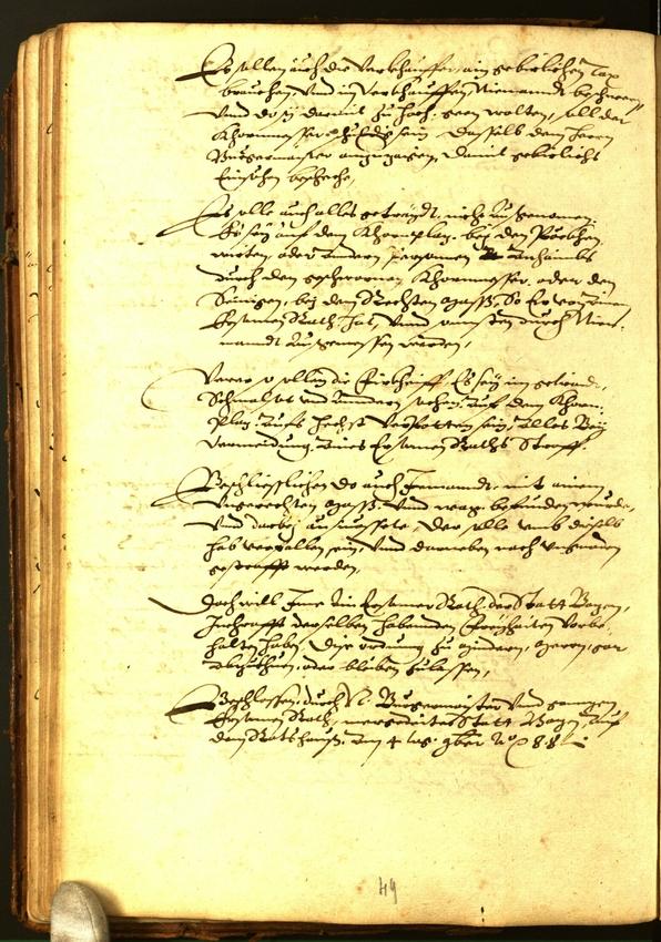 Civic Archives of Bozen-Bolzano - BOhisto Minutes of the council 1588 