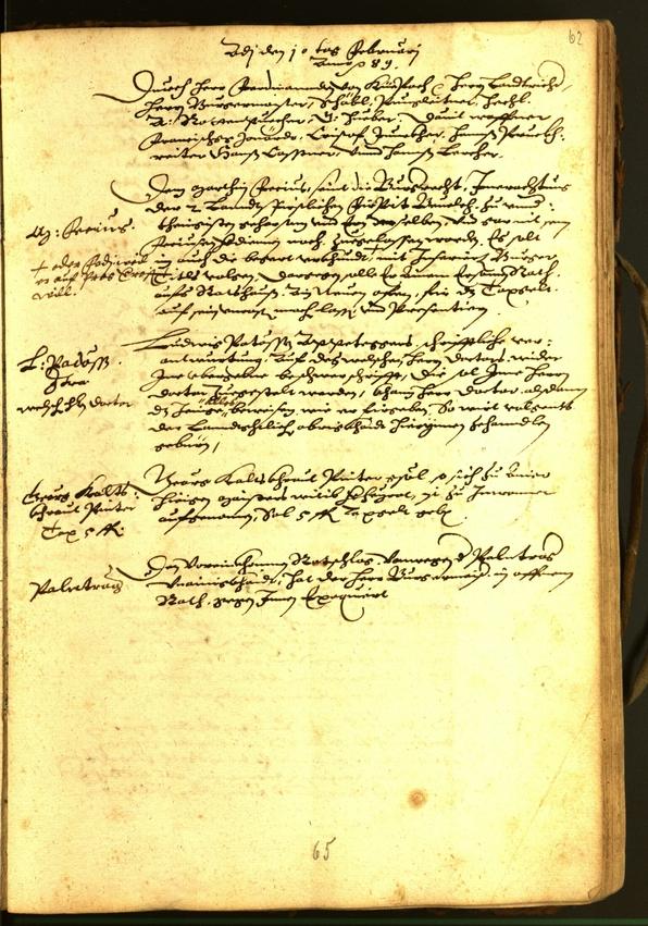 Archivio Storico della Città di Bolzano - BOhisto protocollo consiliare 1588/90 