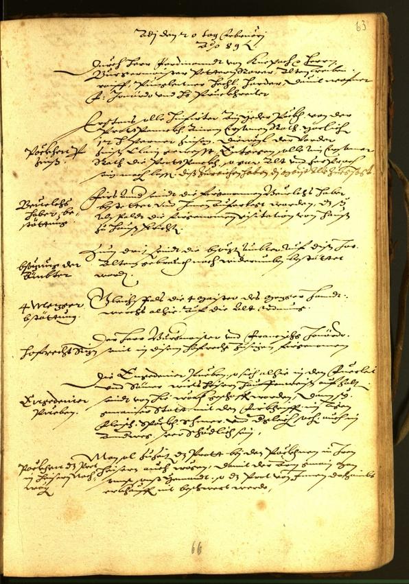 Archivio Storico della Città di Bolzano - BOhisto protocollo consiliare 1588/90 