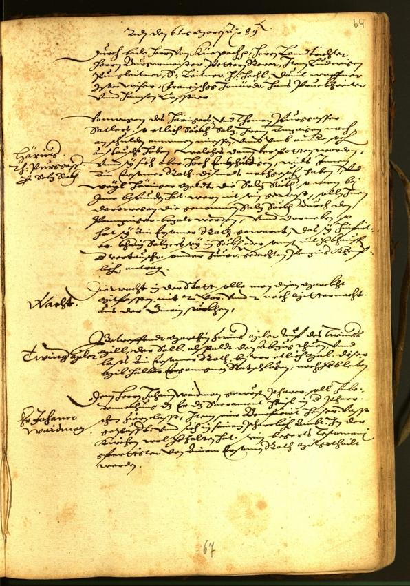 Civic Archives of Bozen-Bolzano - BOhisto Minutes of the council 1588 