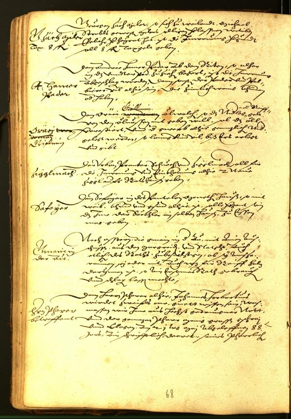 Civic Archives of Bozen-Bolzano - BOhisto Minutes of the council 1588 