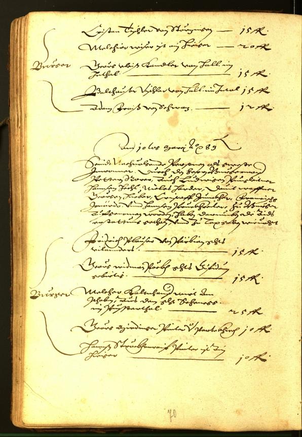 Civic Archives of Bozen-Bolzano - BOhisto Minutes of the council 1588 