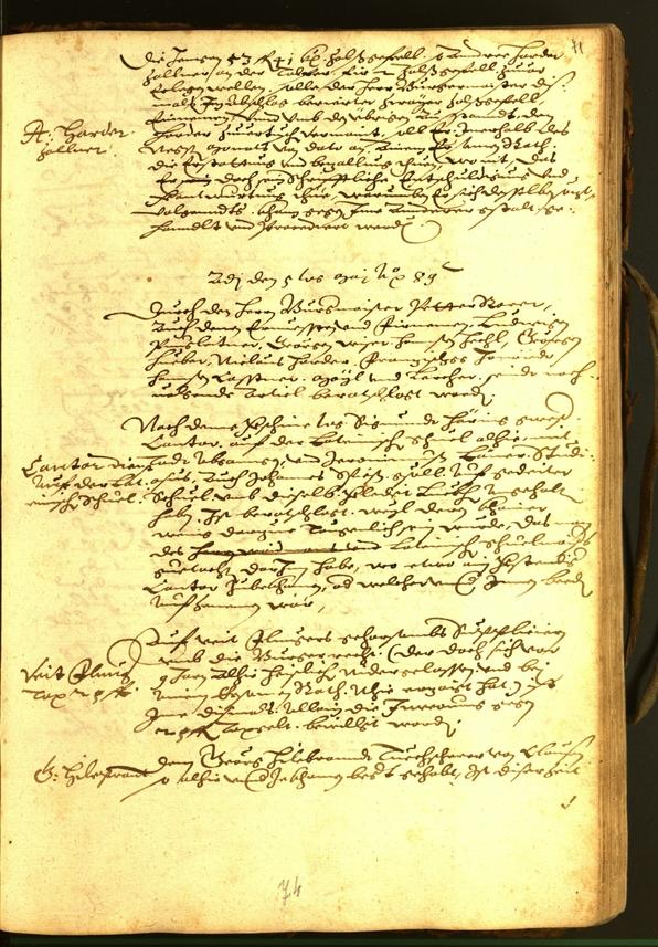 Civic Archives of Bozen-Bolzano - BOhisto Minutes of the council 1588 