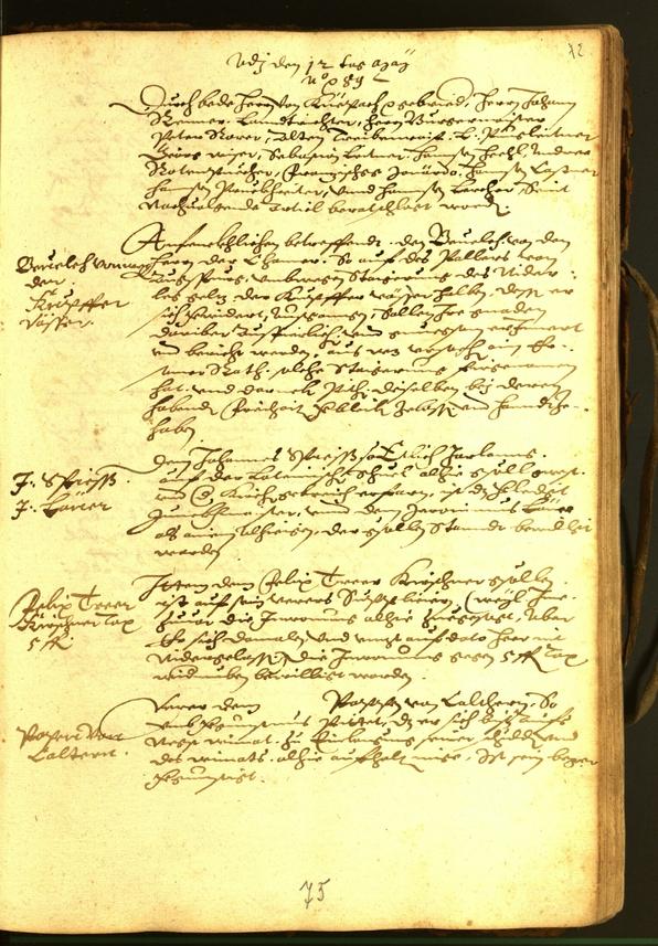 Civic Archives of Bozen-Bolzano - BOhisto Minutes of the council 1588 