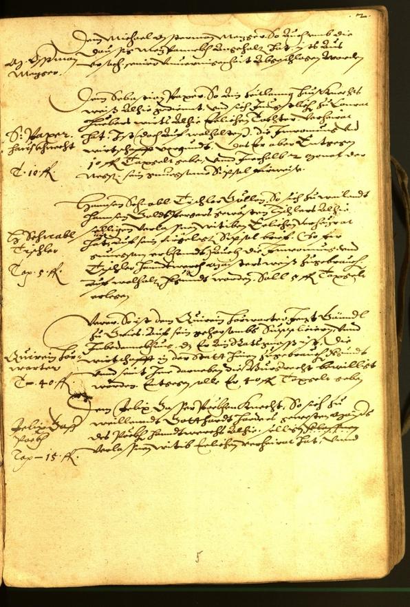 Stadtarchiv Bozen - BOhisto Ratsprotokoll 1588 