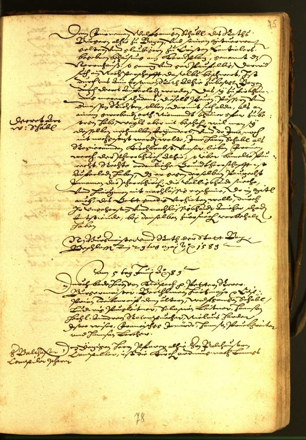 Civic Archives of Bozen-Bolzano - BOhisto Minutes of the council 1588 