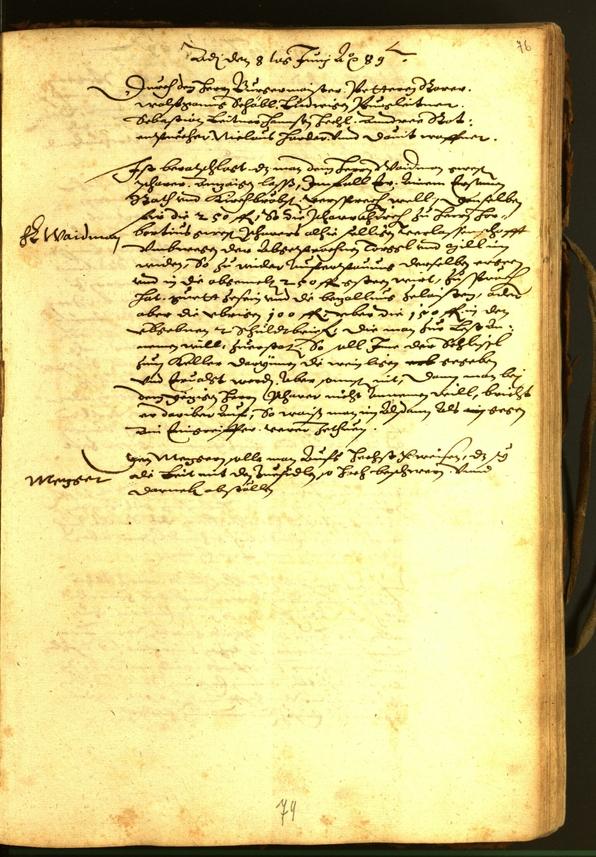 Civic Archives of Bozen-Bolzano - BOhisto Minutes of the council 1588 