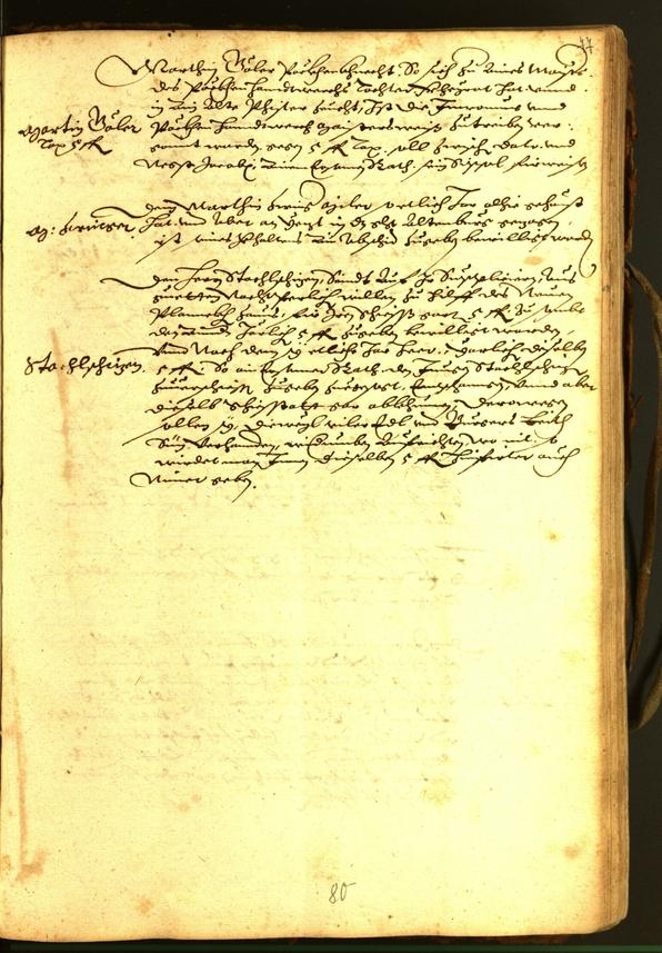 Stadtarchiv Bozen - BOhisto Ratsprotokoll 1588 