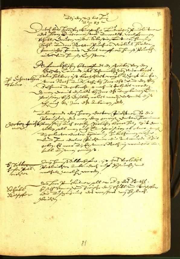 Civic Archives of Bozen-Bolzano - BOhisto Minutes of the council 1588 