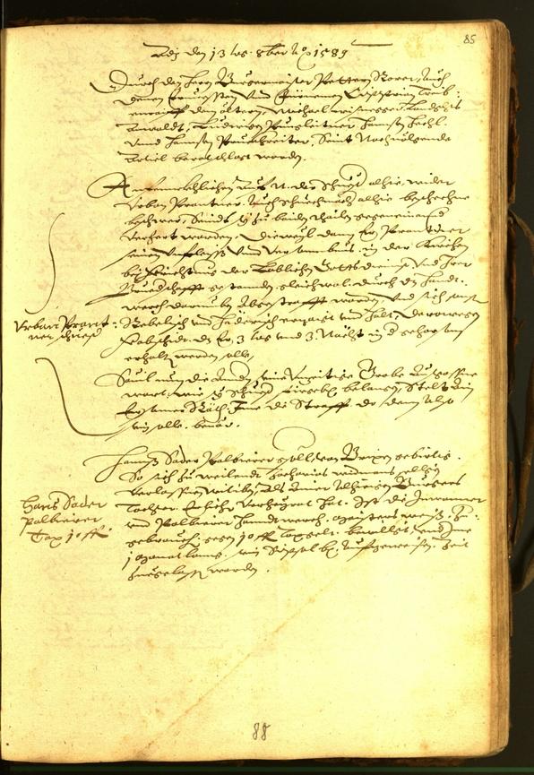 Civic Archives of Bozen-Bolzano - BOhisto Minutes of the council 1588 