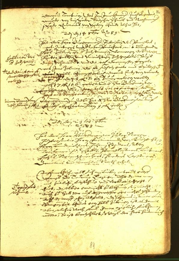 Stadtarchiv Bozen - BOhisto Ratsprotokoll 1588 