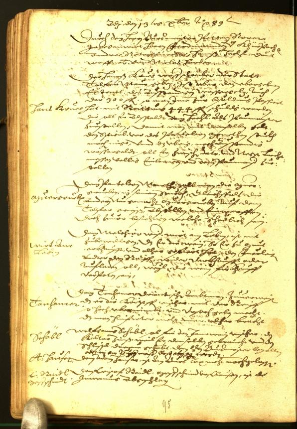 Archivio Storico della Città di Bolzano - BOhisto protocollo consiliare 1588/90 