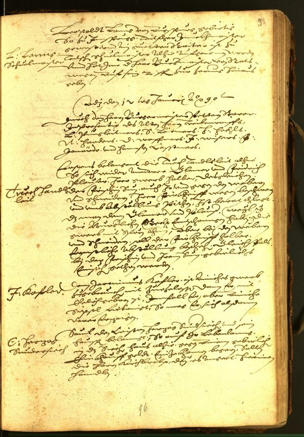 Civic Archives of Bozen-Bolzano - BOhisto Minutes of the council 1588 