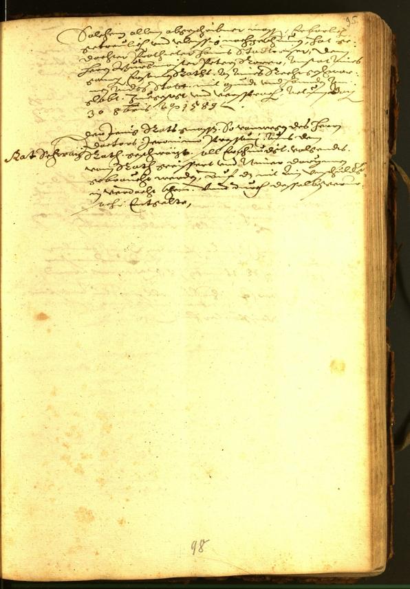 Stadtarchiv Bozen - BOhisto Ratsprotokoll 1588 