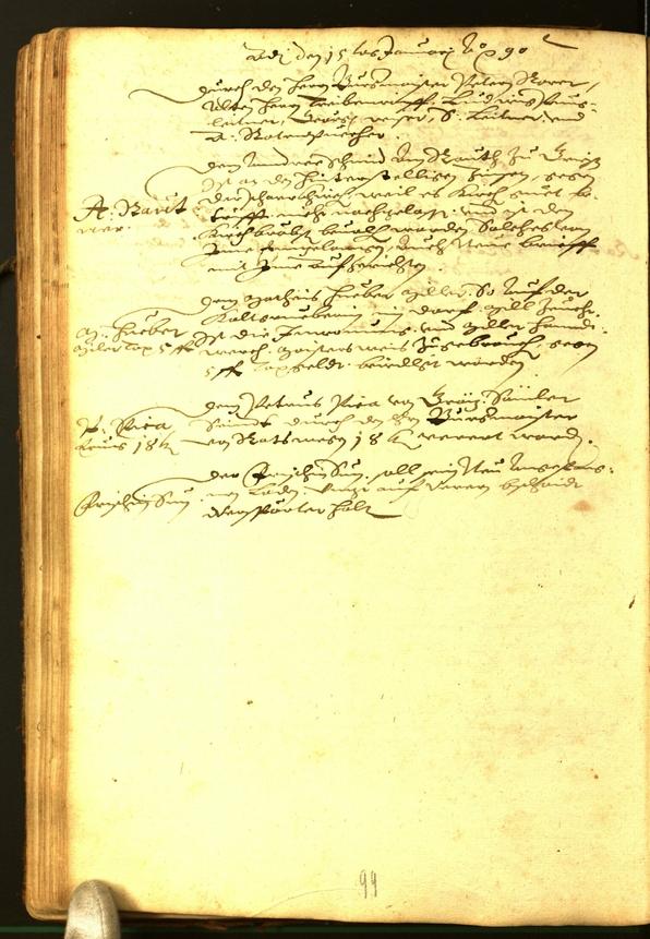 Archivio Storico della Città di Bolzano - BOhisto protocollo consiliare 1588/90 