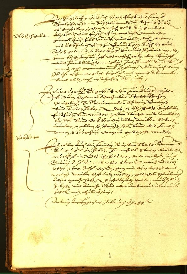 Civic Archives of Bozen-Bolzano - BOhisto Minutes of the council 1588 