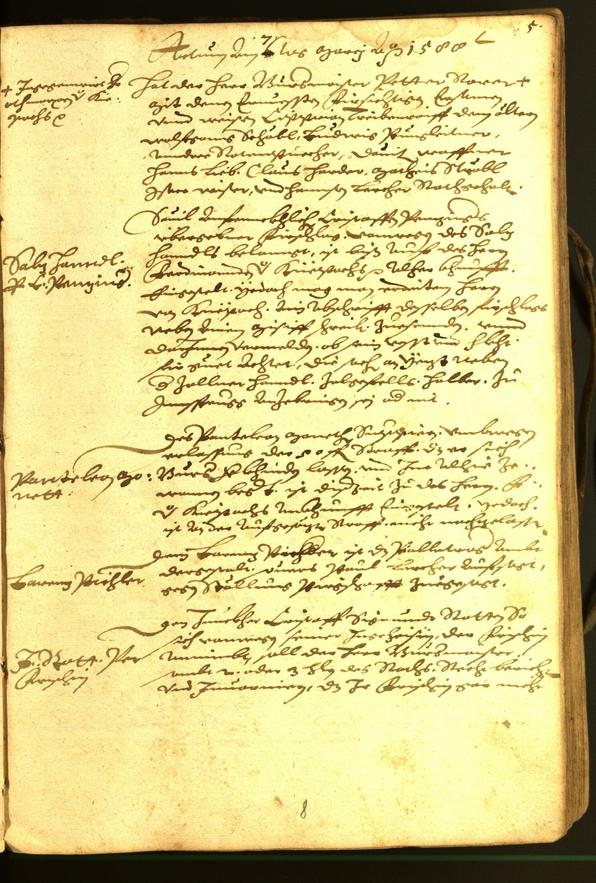 Civic Archives of Bozen-Bolzano - BOhisto Minutes of the council 1588 