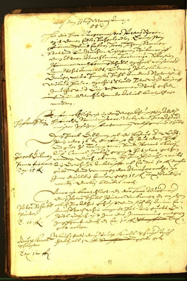 Civic Archives of Bozen-Bolzano - BOhisto Minutes of the council 1588 