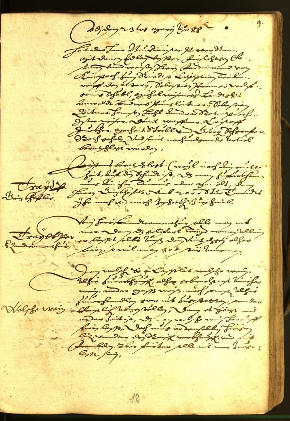 Civic Archives of Bozen-Bolzano - BOhisto Minutes of the council 1588 