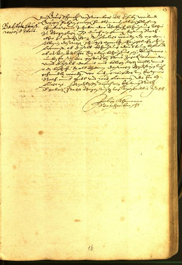 Civic Archives of Bozen-Bolzano - BOhisto Minutes of the council 1588 