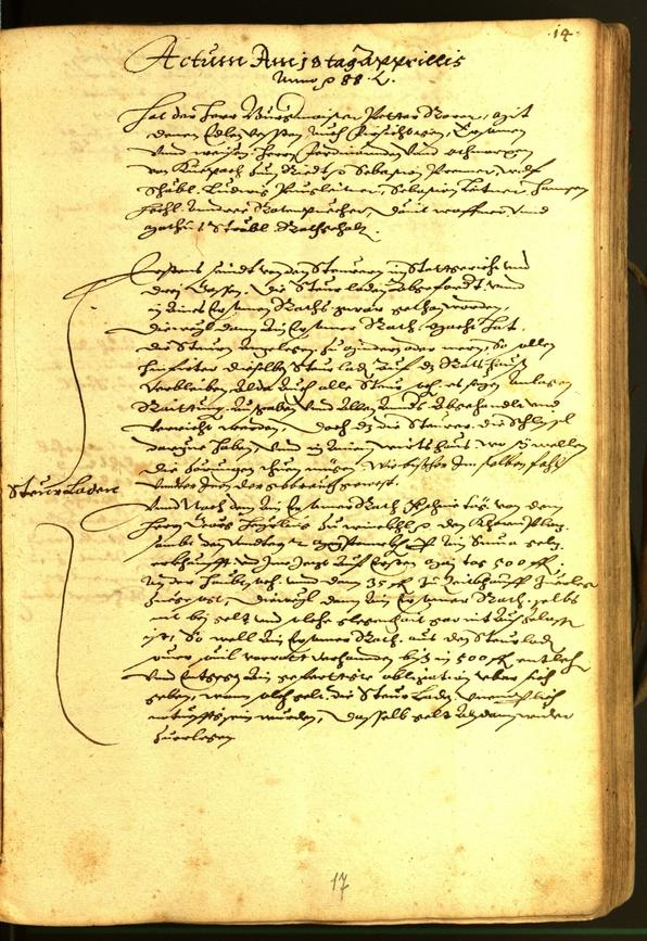 Civic Archives of Bozen-Bolzano - BOhisto Minutes of the council 1588 