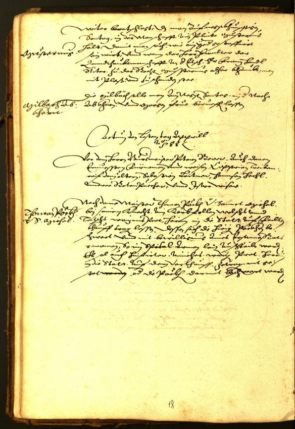 Civic Archives of Bozen-Bolzano - BOhisto Minutes of the council 1588 