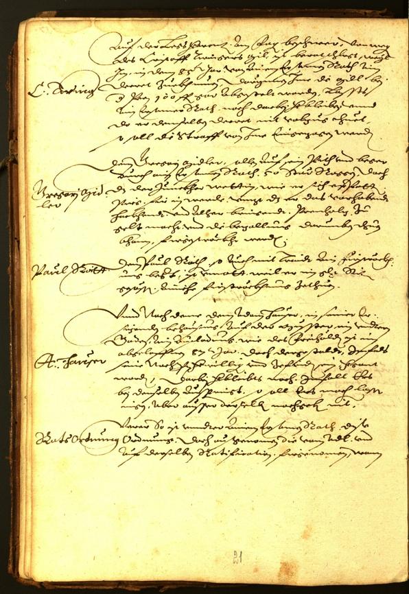 Civic Archives of Bozen-Bolzano - BOhisto Minutes of the council 1588 