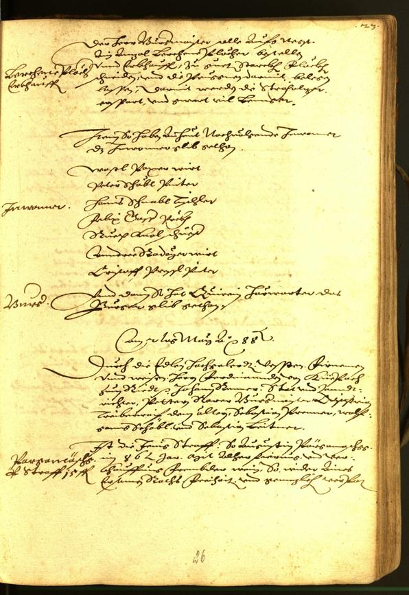 Civic Archives of Bozen-Bolzano - BOhisto Minutes of the council 1588 