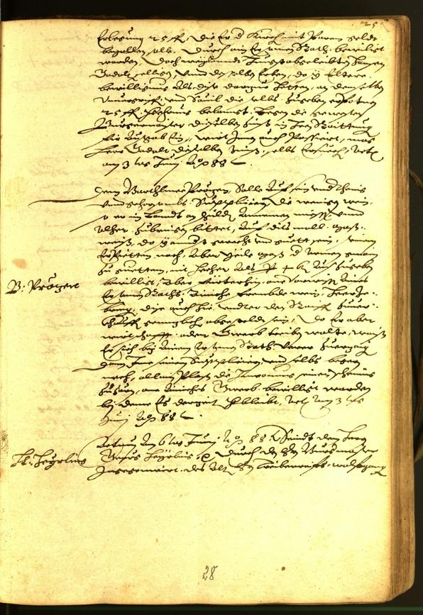 Civic Archives of Bozen-Bolzano - BOhisto Minutes of the council 1588 