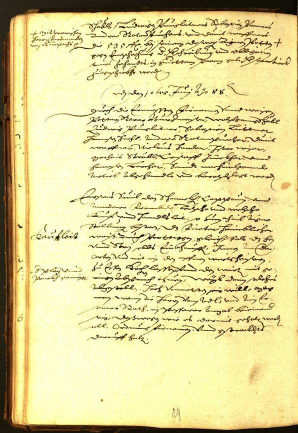 Civic Archives of Bozen-Bolzano - BOhisto Minutes of the council 1588 