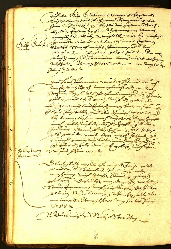 Civic Archives of Bozen-Bolzano - BOhisto Minutes of the council 1588 